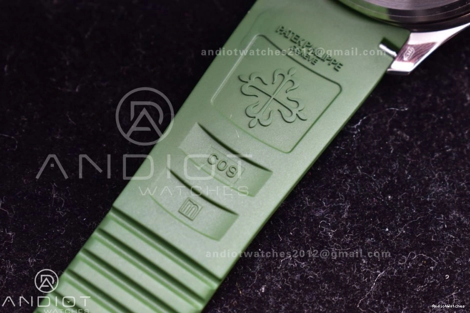 Edition On Dial 324CS SS Best Rubber 42mm 1:1 Green 5168G Strap 514 ZF Aquanaut Green NewStyle 0522